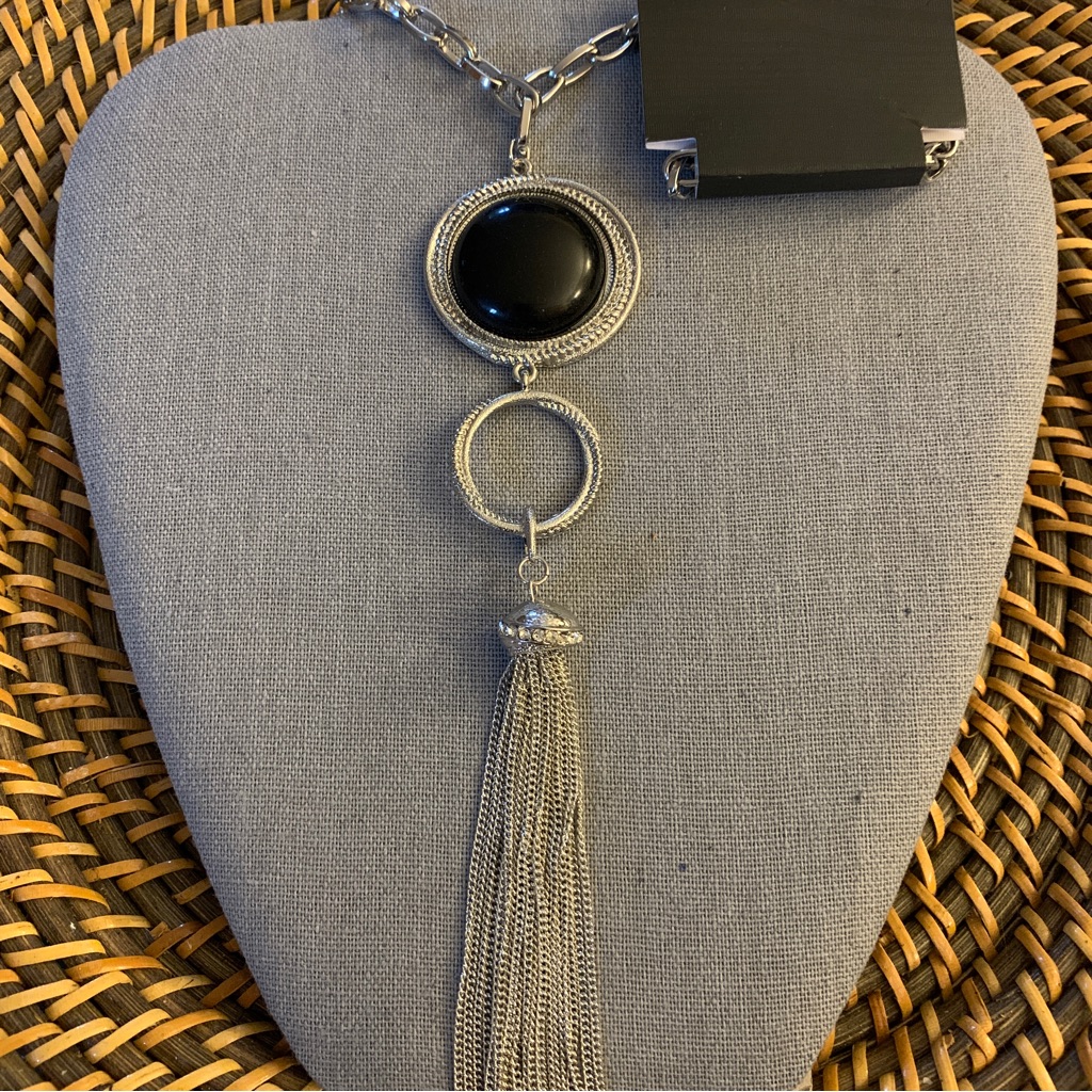 Target Chunky Chain Tassel Pendant Necklace